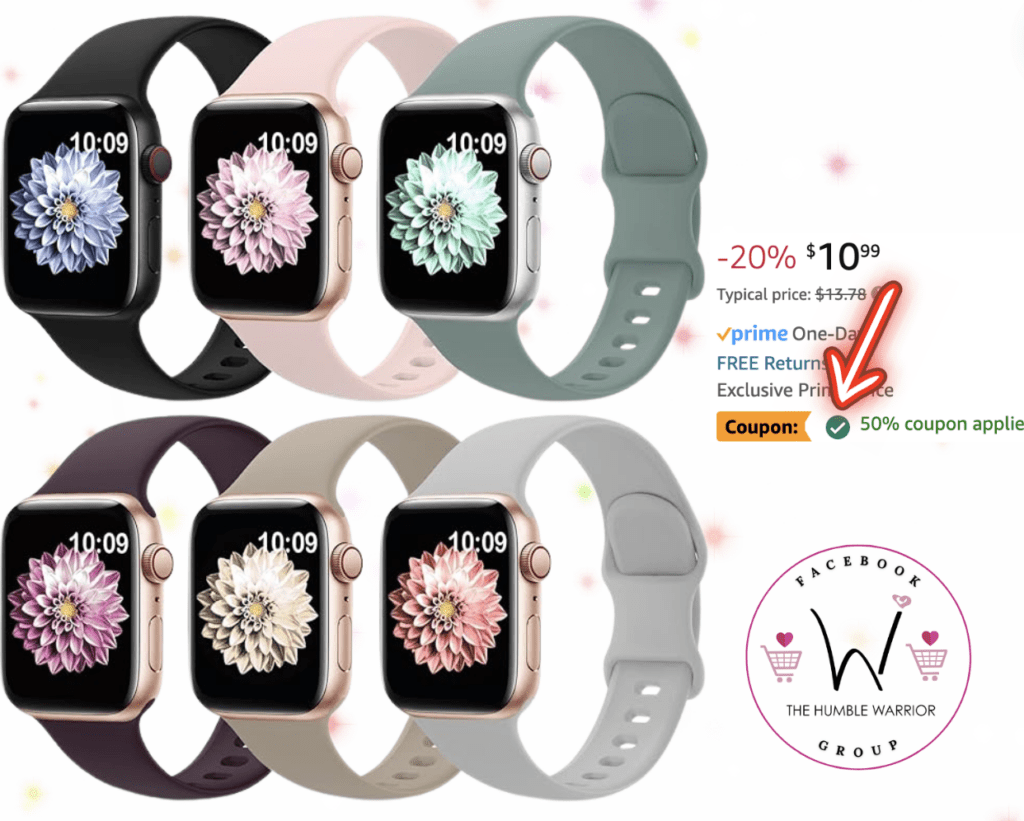 6-pack of Apple Watch bands!